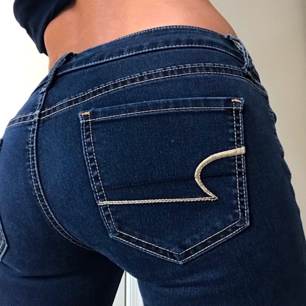 American Eagle Jegging Skinny low rise jeans 2